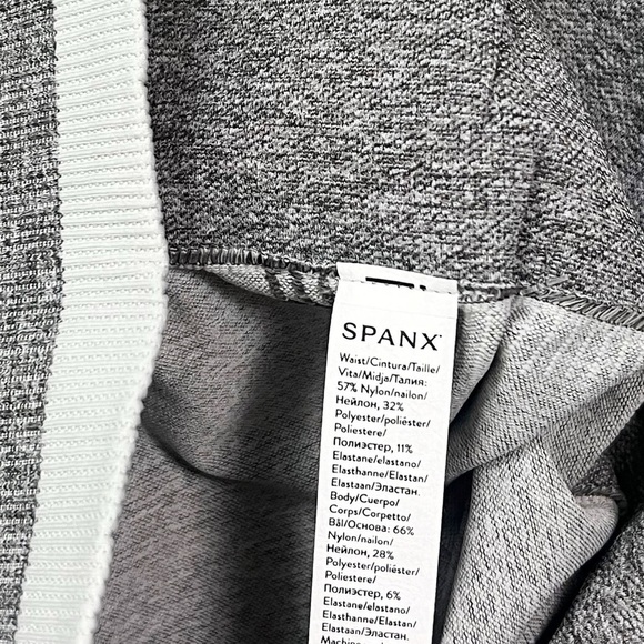 NWT Spanx Seamless Sculpt Leggings Spacedye Cloudy Grey - Picture 8 of 8